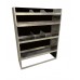 Set of 2 Aluminum Shelving Units to fit Ford Transit Medium and High Roof